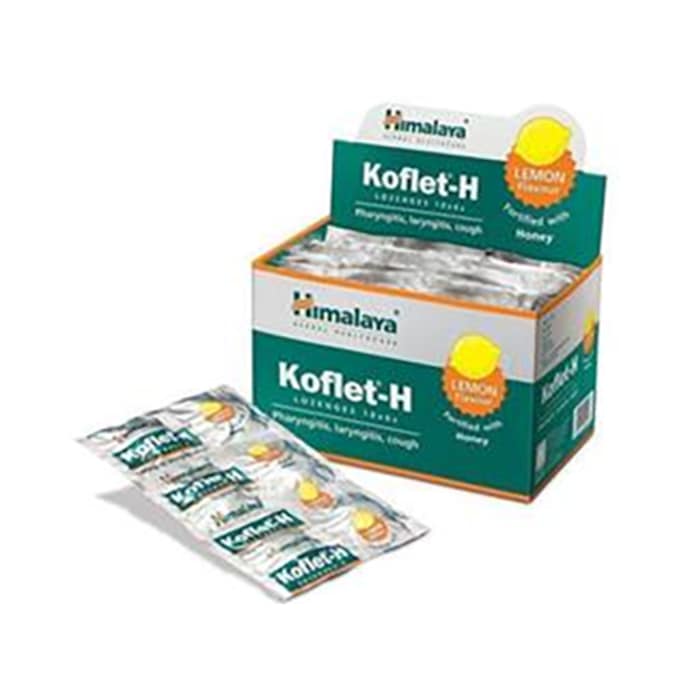 Himalaya koflet-h lozenges lemon pack of 6