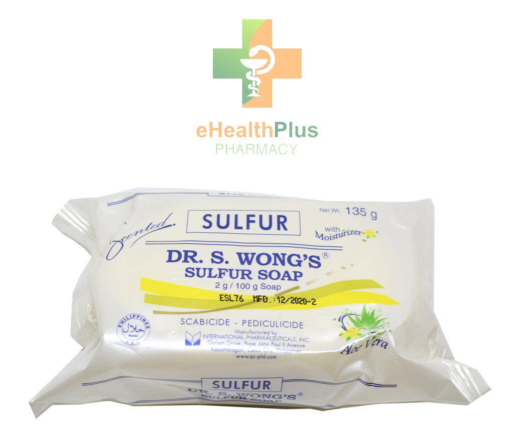 Dr. S. Wong's Sulfur Bar Soap Scented with Moisturizer 135g