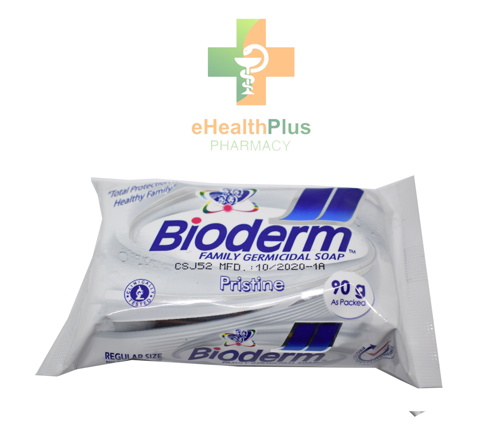 Bioderm Family Germicidal Bar Soap (White - Pristine) 90g