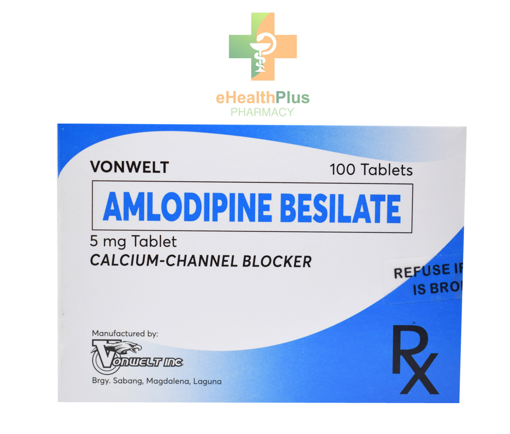 Amlodipine Besilate 5mg Tablet 1's