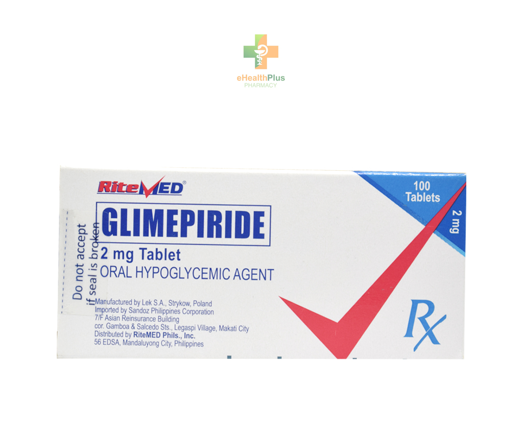 Ritemed Glimepiride 2mg Tablet