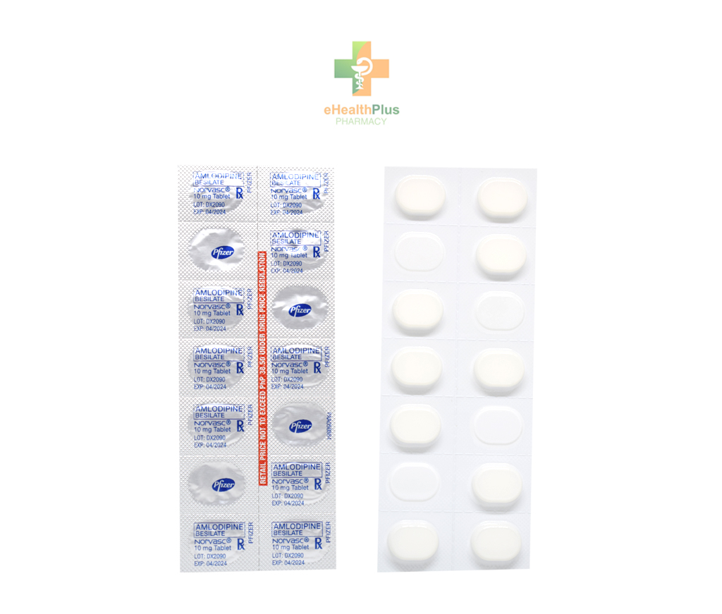 Norvasc 10mg Tablet