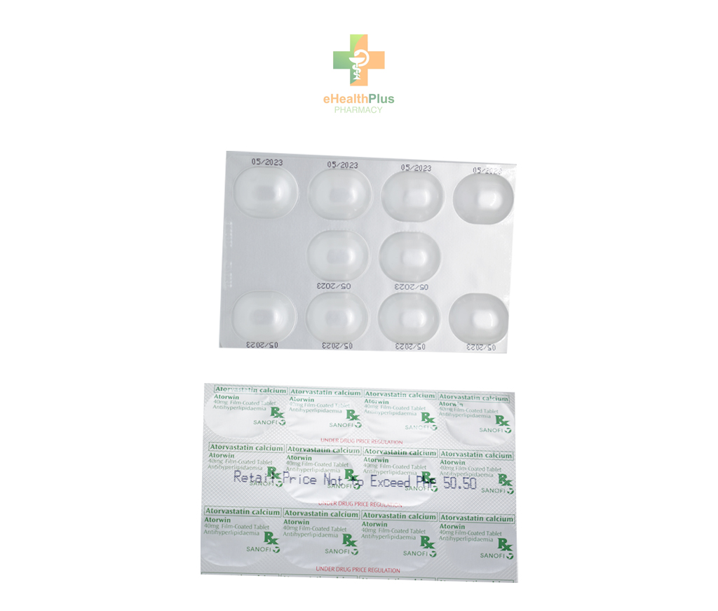 Atorwin 40mg Tablet 
