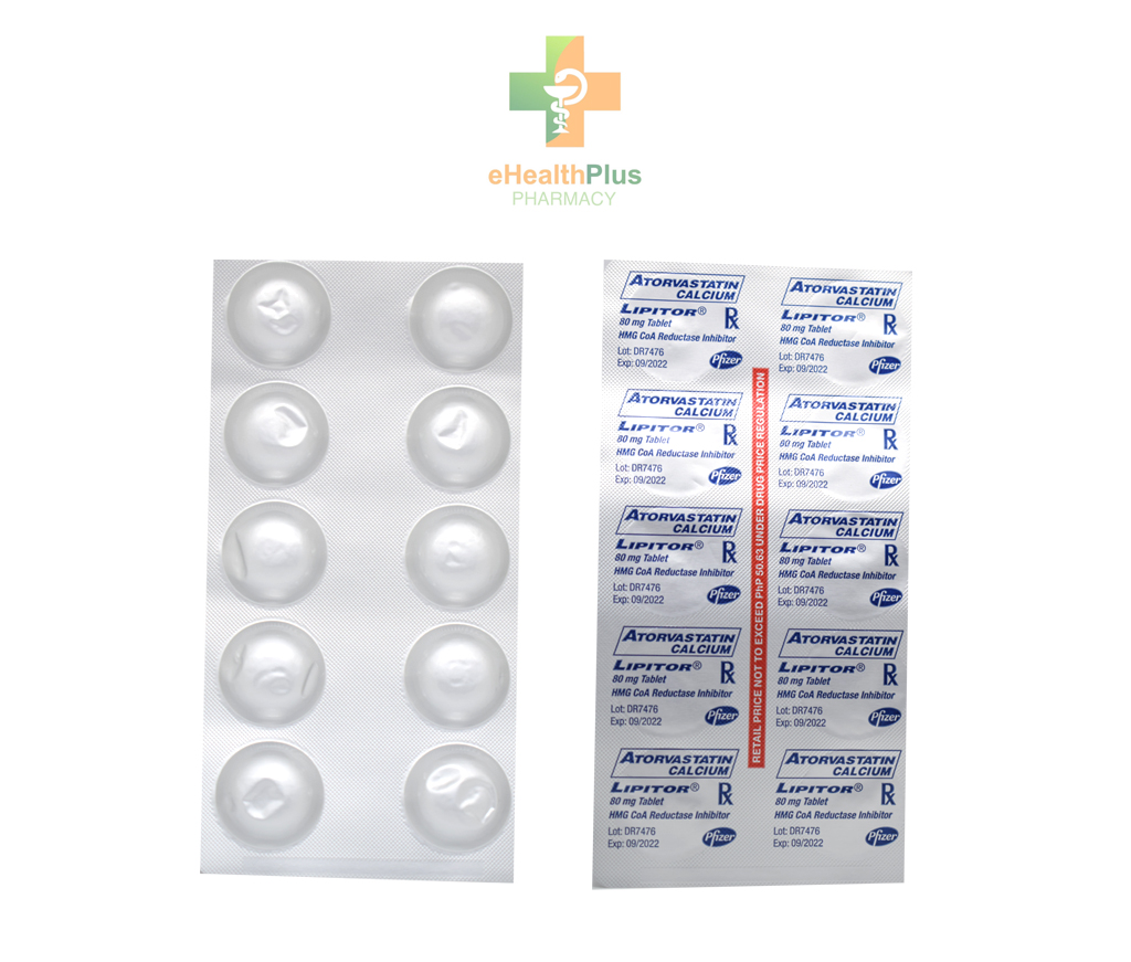 Lipitor 80mg Tablet 