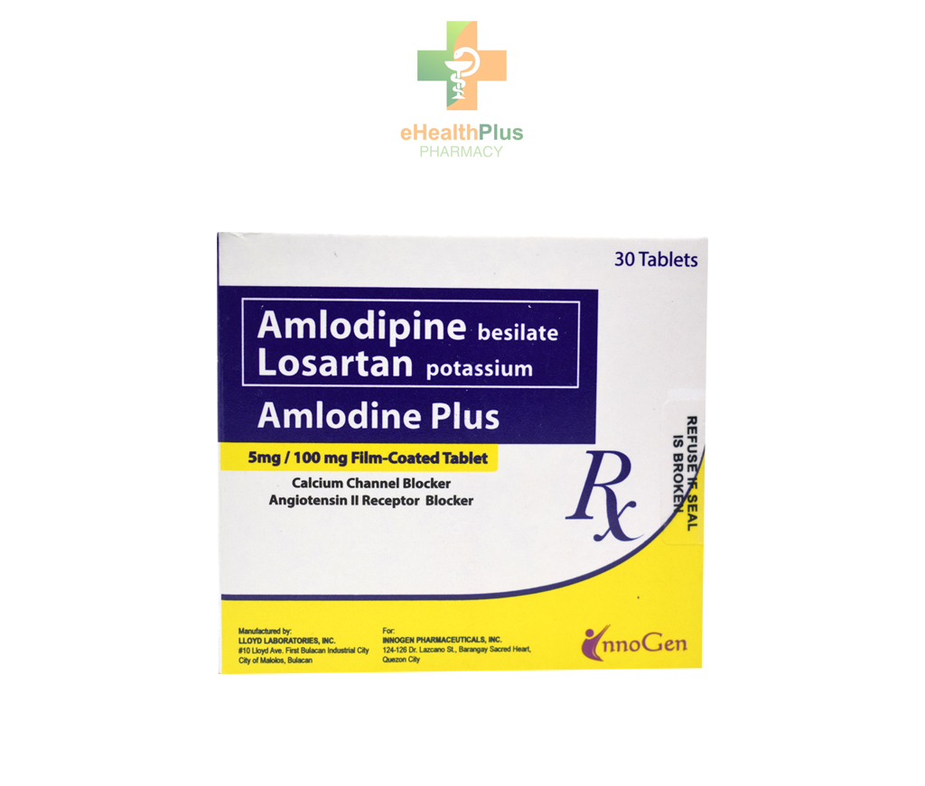 Amlodine Plus 5mg/100mg Tablet