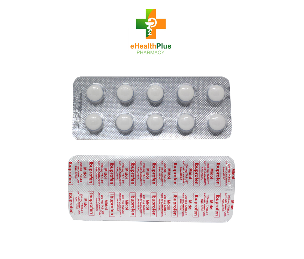 Midol 200mg Tablet