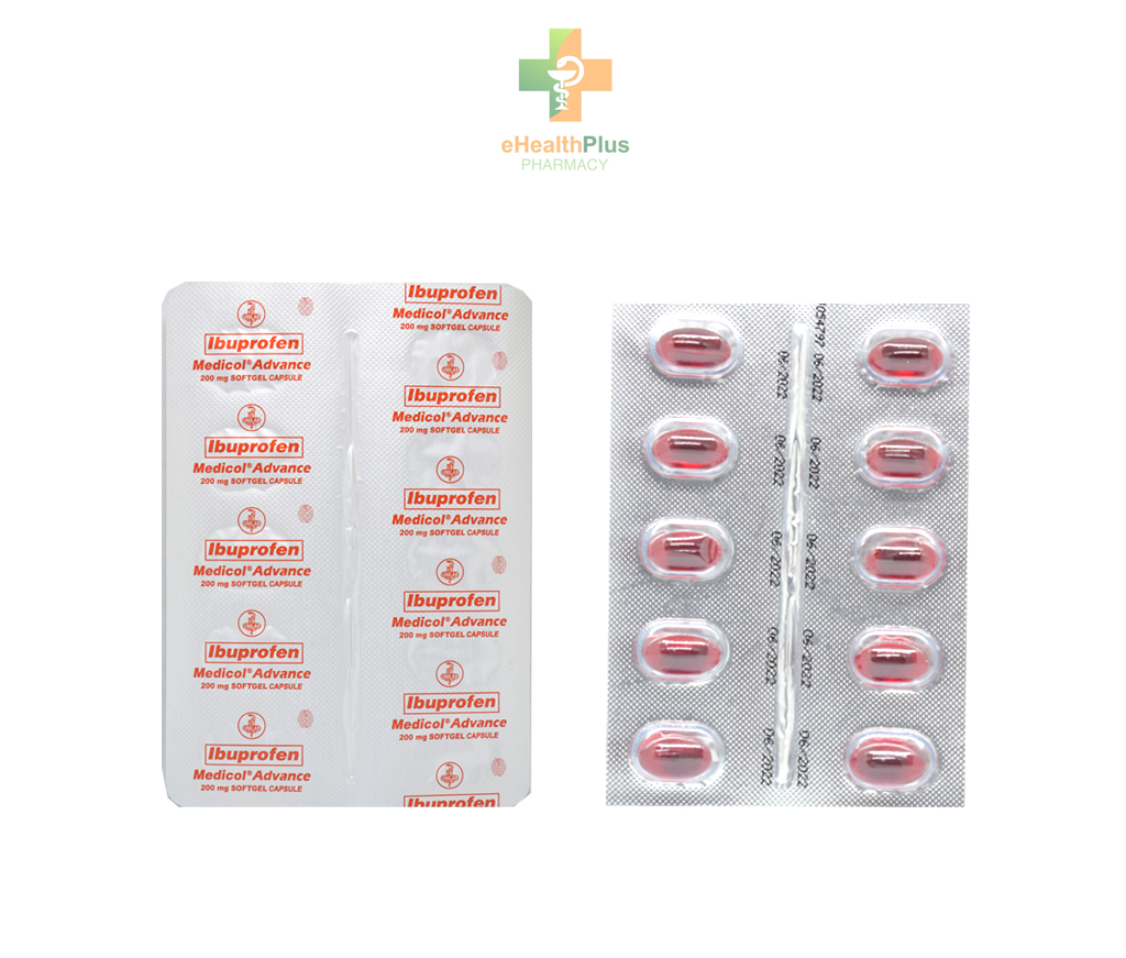 Medicol Advance 200mg SoftGel Capsule 