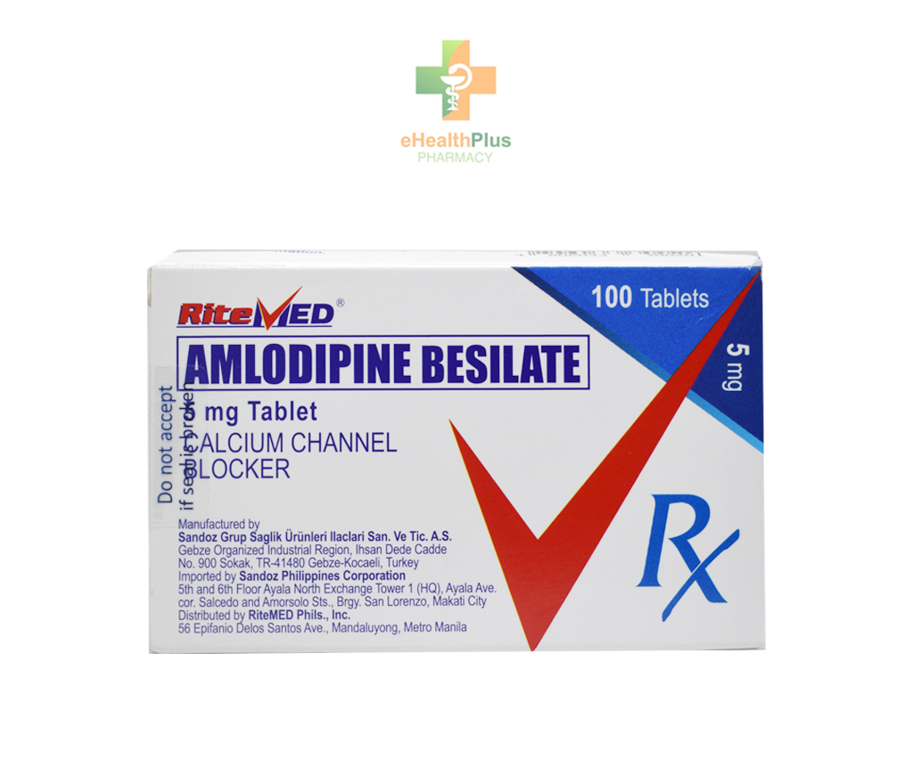 Ritemed Amlodipine 5mg Tablet