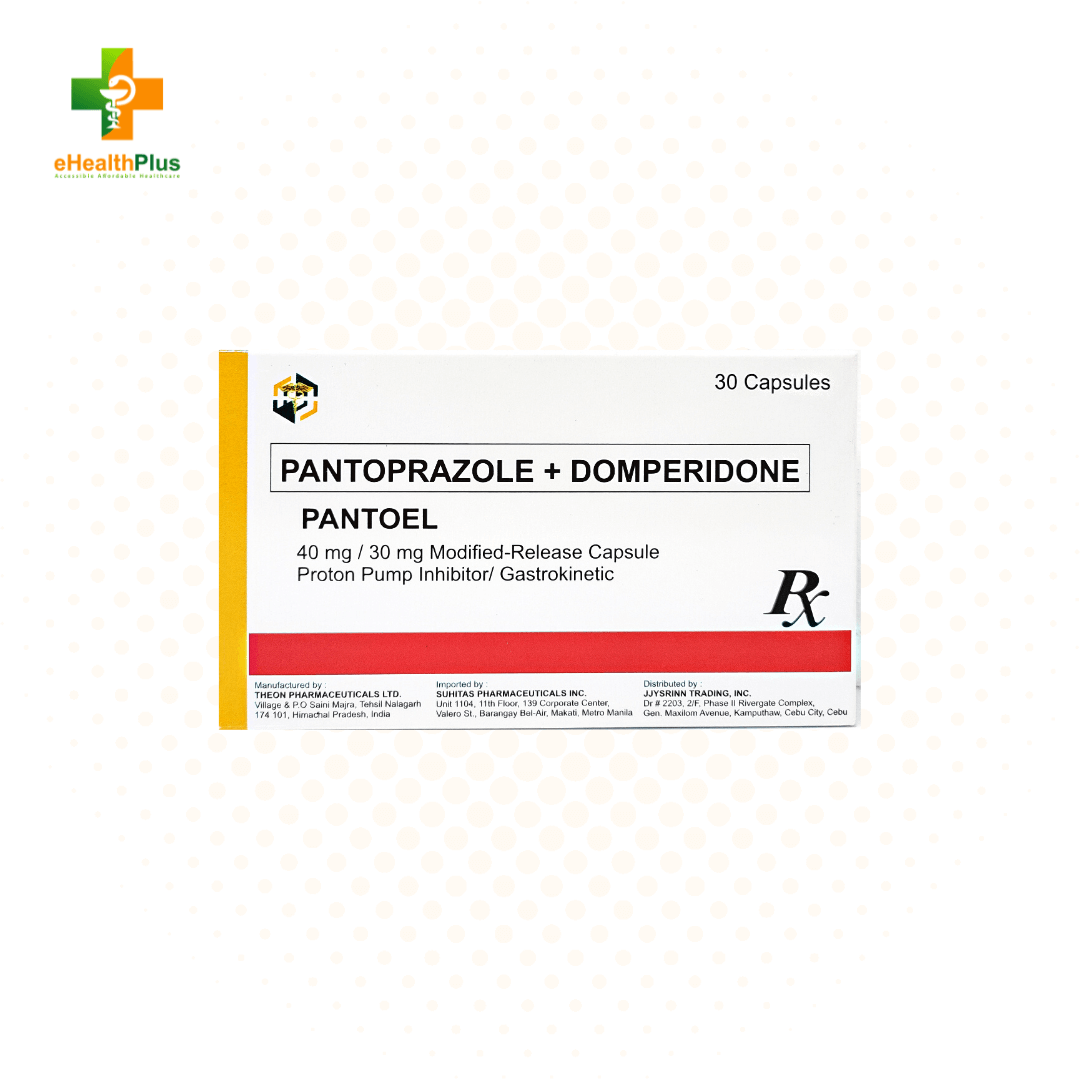 Pantoel (Pantoprazole + Domperidone) 40mg/30mg Modified-Release Capsule