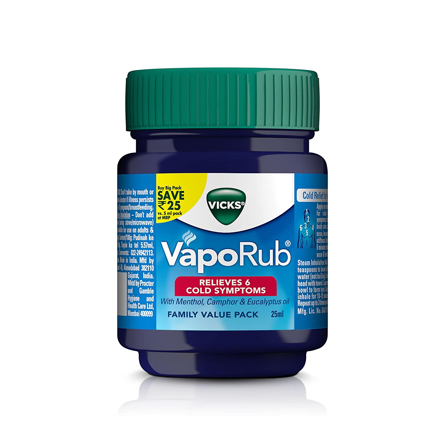 Vicks vaporub 25 gm