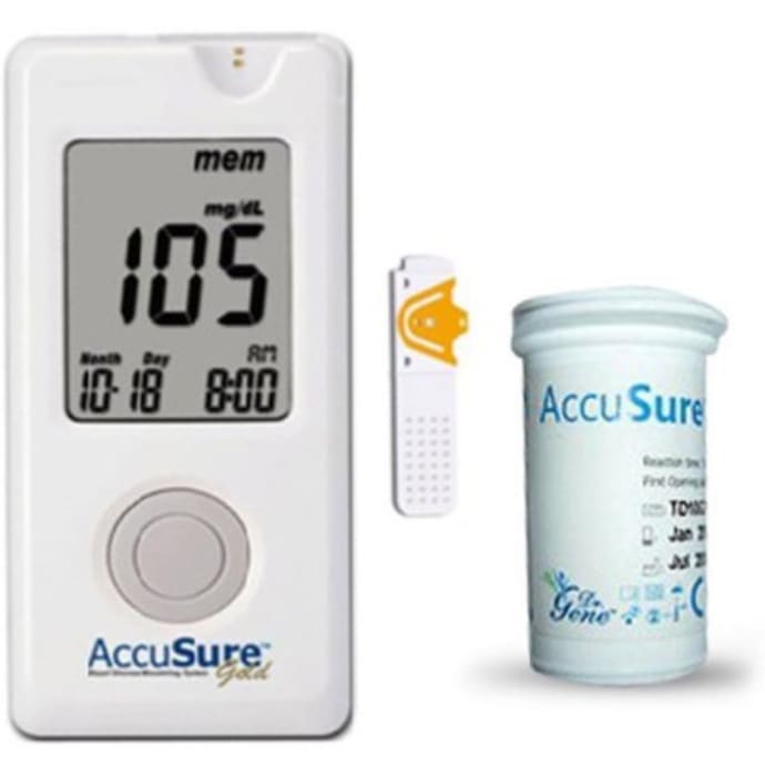 gold accu glucometer