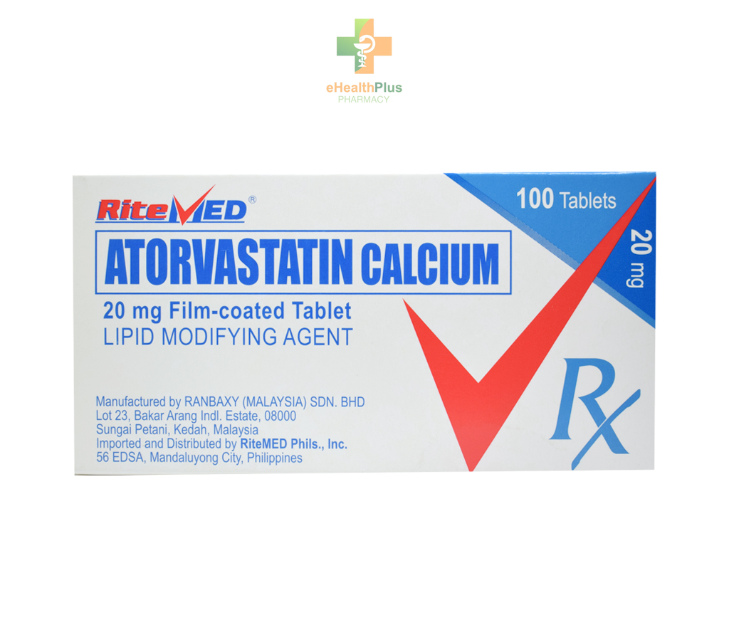 Ritemed atorvastatin deals 20 mg price